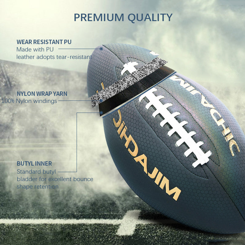 Luminous Fluorescent Reflective Football @emporiumdiscounts