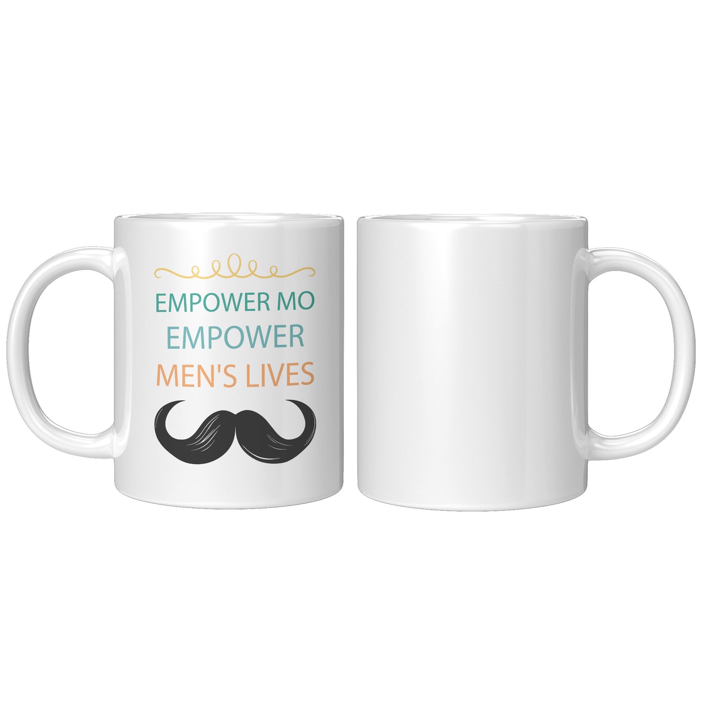 11OZ Movember MUG Empower MO Empower Men's Lives Right Handed