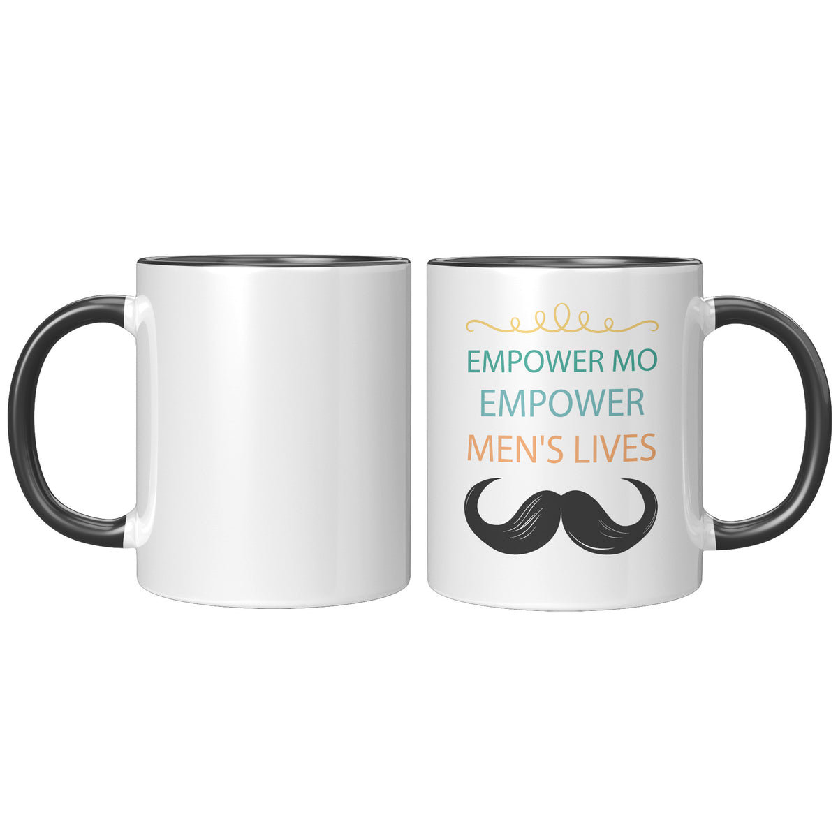 11OZ Movember MUG Empower MO Empower Men's Lives Right-Handed