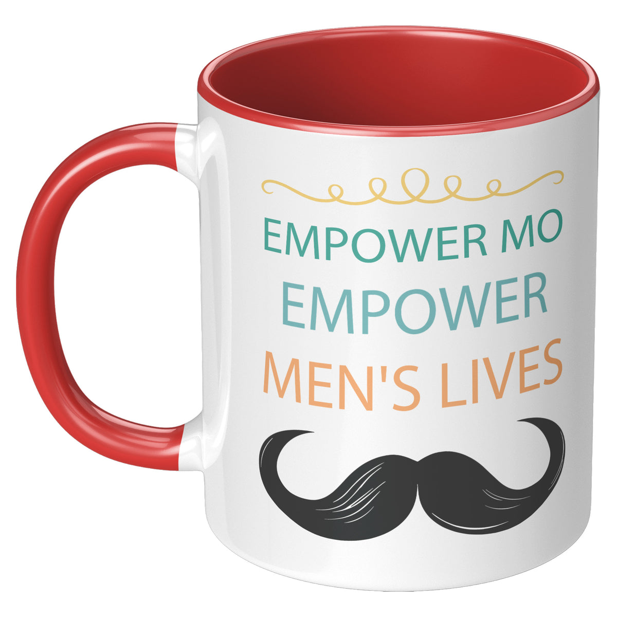 11OZ Movember MUG Empower MO Empower Men's Lives Right Handed
