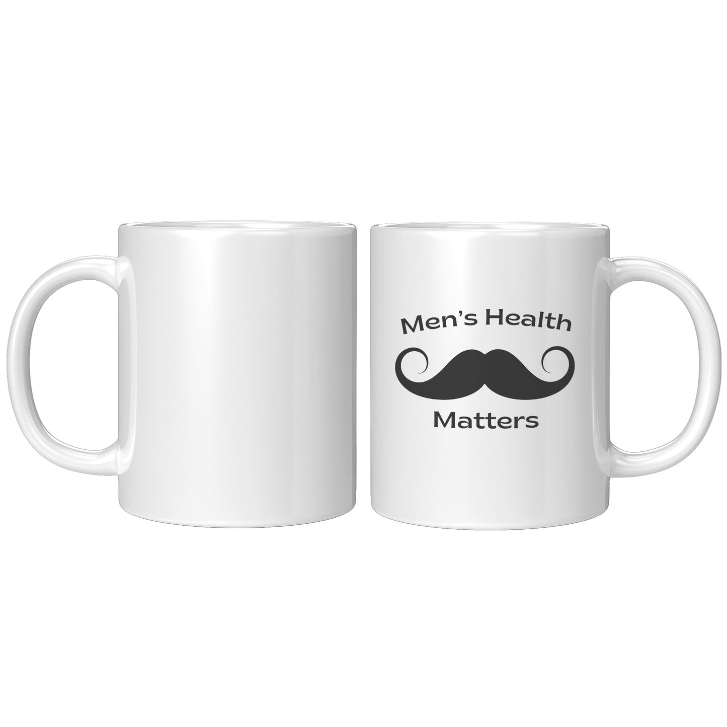 11oz Accent Mug Movember Men's Health Matters Right-Handed