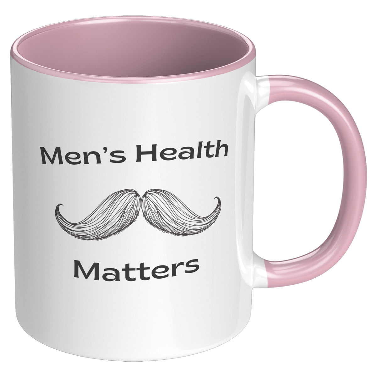 11oz Accent Mug Movember Men's Health Matters Right-Handed Moustache #2