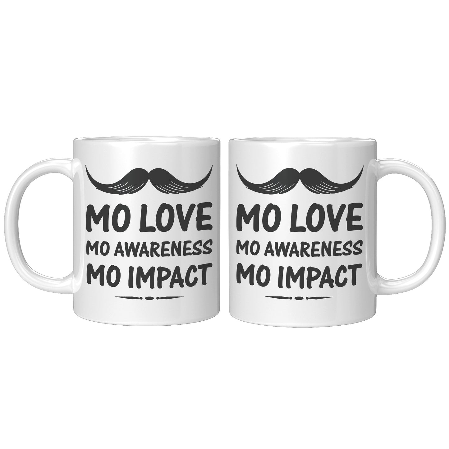 11oz Accent Mug Movember Mo Love Mo Awareness Mo Impact Both Side