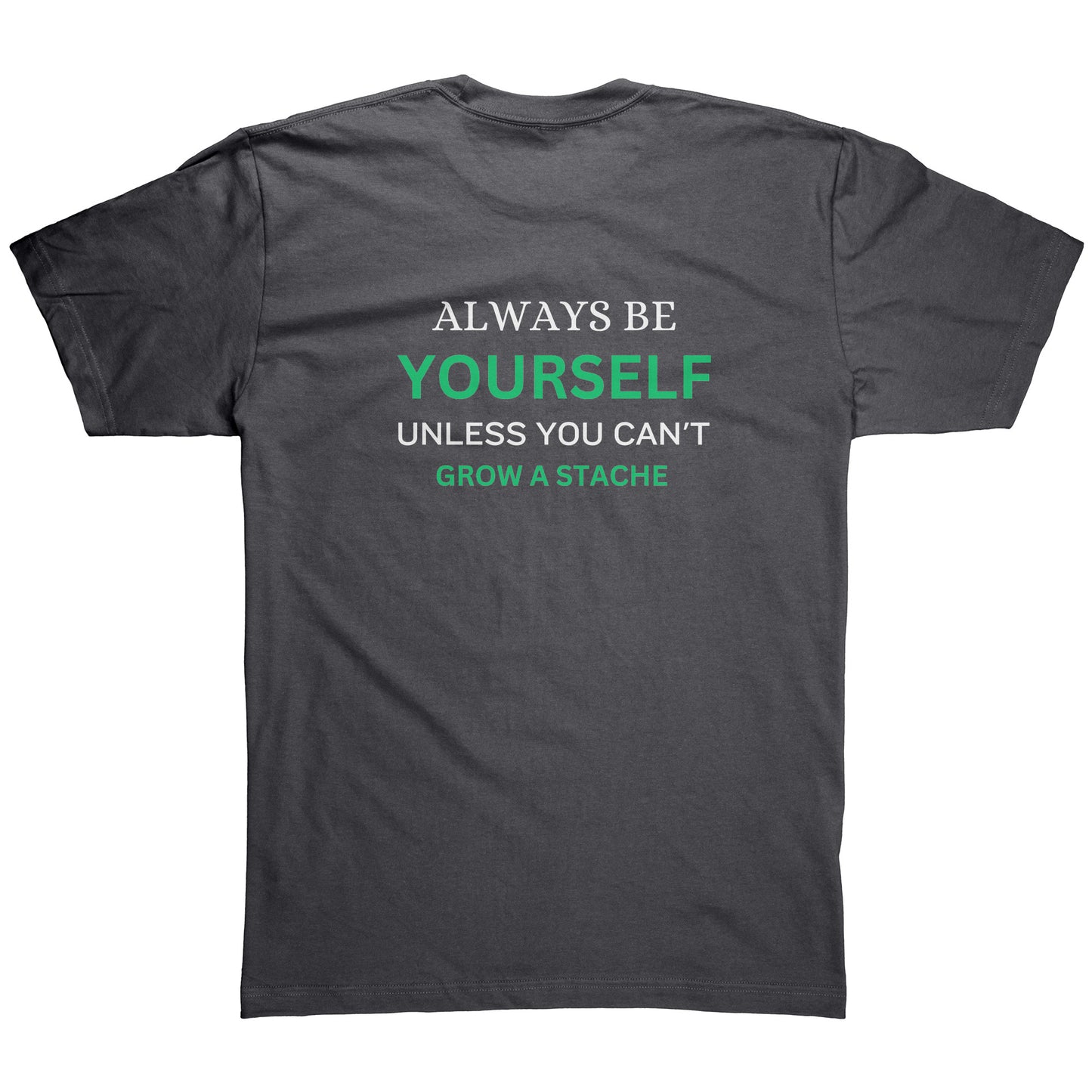 American Apparel Mens Shirt Movember Back print