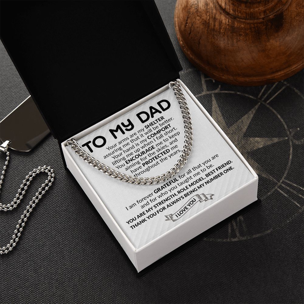To my Dad I Love You Emporium Discounts Father's Day 19 June 2023 Necklace