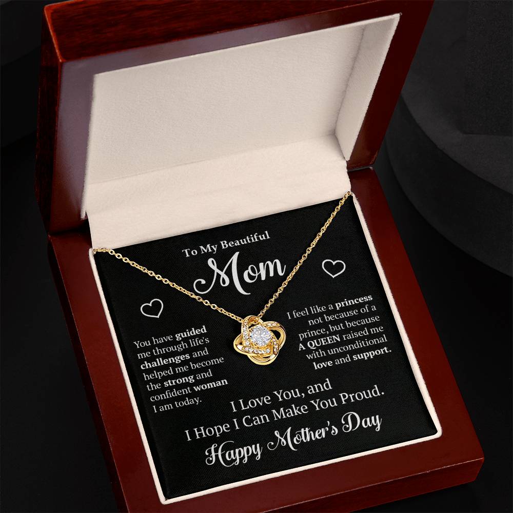 Love Knot Necklace (Yellow & White Gold Variants)