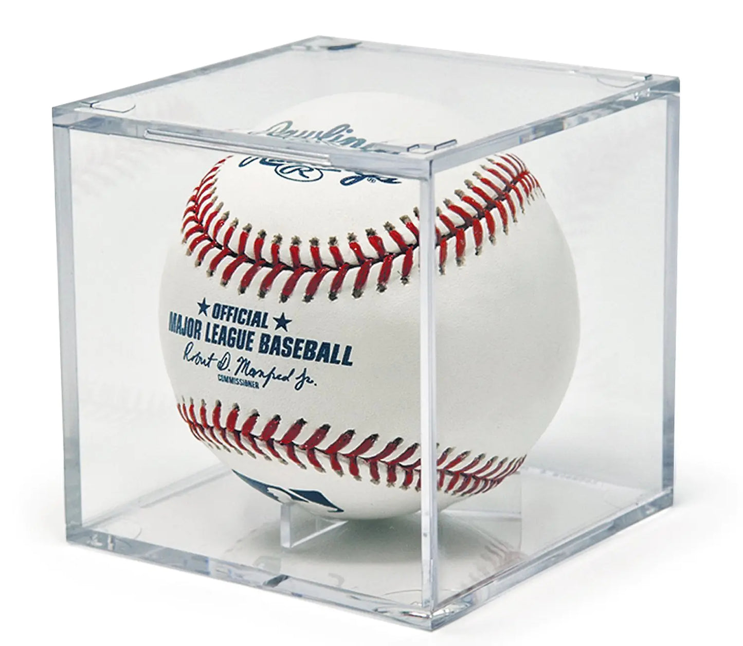 Ball Cube Baseball Display Case Autographed