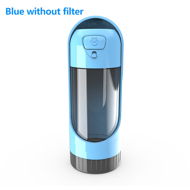 Portable Pet Dog Water Bottle Drinking Bowls For Small Large Dogs Feeding Water Dispenser Cat Activated Carbon Filter Bowl Emporium Discounts Come in different colours blue