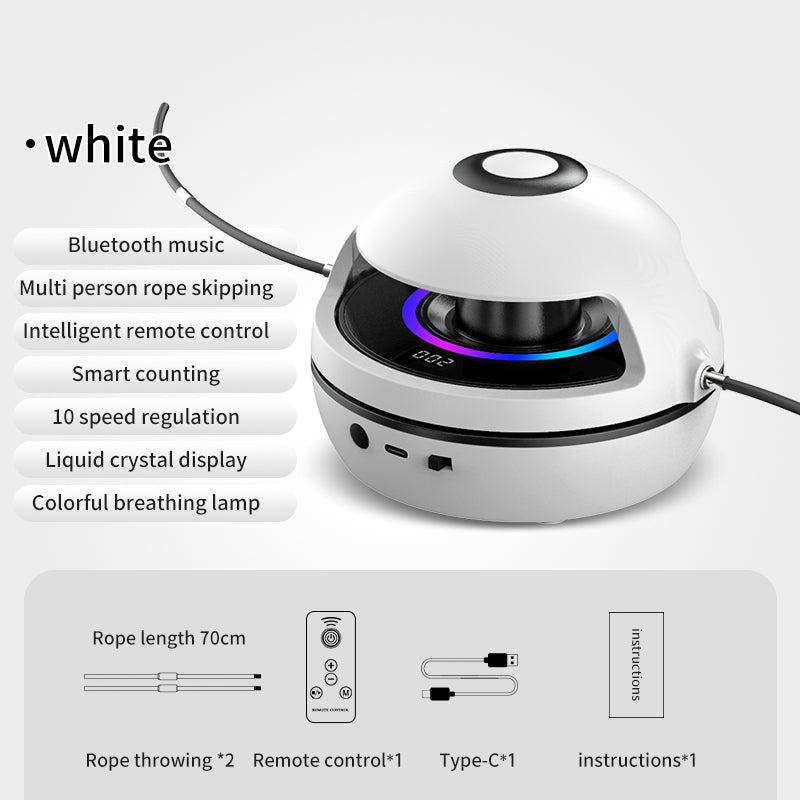 Smart Rope Skipping Machine Smart Jump Rope Machine 10-level Speed Adjustment Led Seven-color Light Wireless Music Function Emporium Discounts 5 Daily Gadget Offer 2023