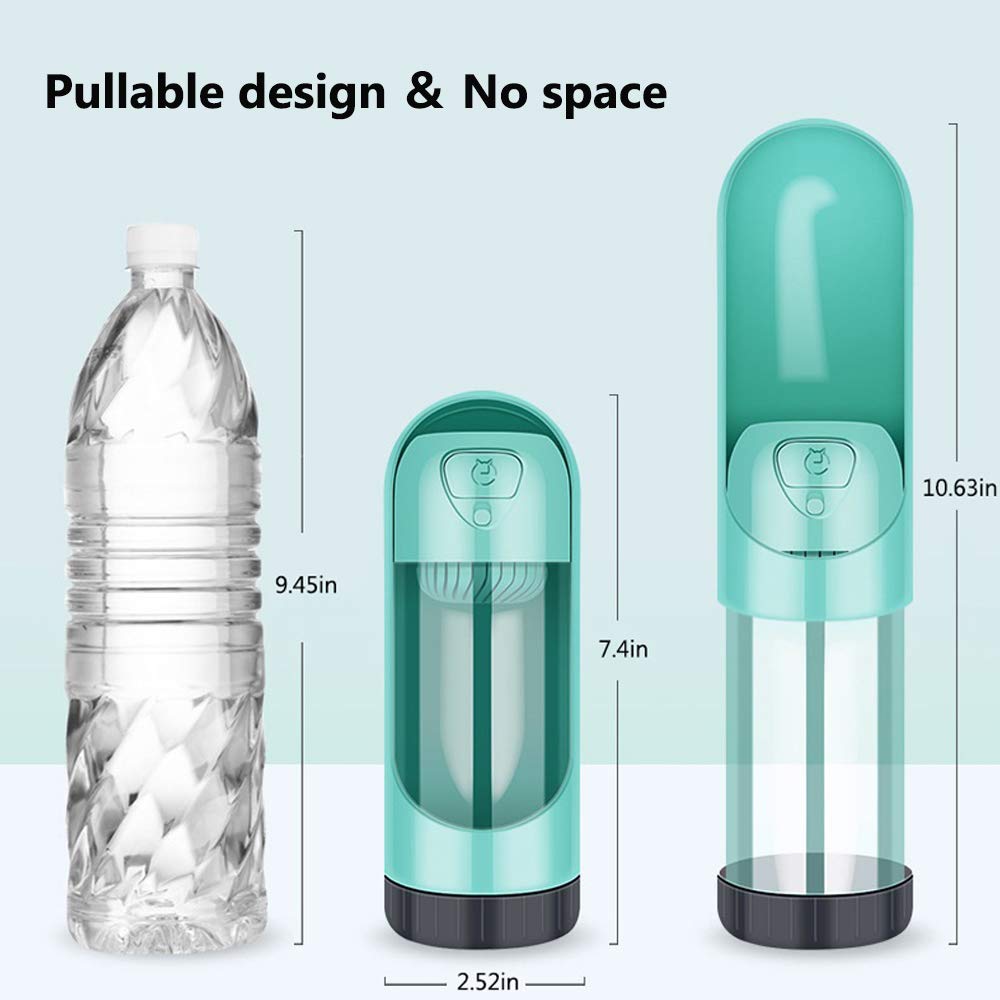 Portable Pet Dog Water Bottle Drinking Bowls For Small Large Dogs Feeding Water Dispenser Cat Activated Carbon Filter Bowl Emporium Discounts Come in different colours blue