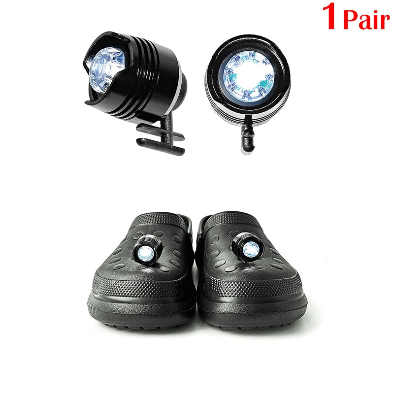 LED Headlights For Holes Shoes IPX5 Waterproof Shoes Light 3 Modes 72 Hours Glowing Small Lights For Dog Walking Camping Outdoor Emporium Discounts 5 Daily Products Discounts