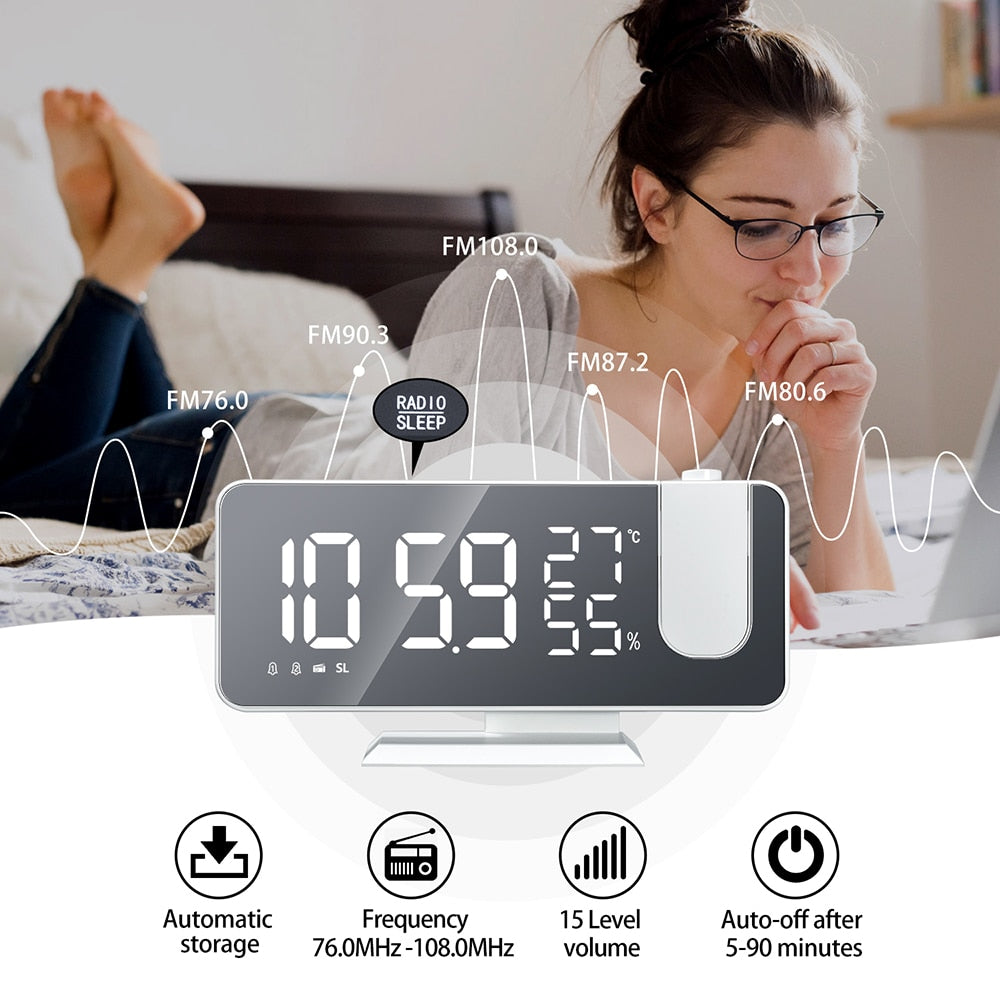 LED Digital Projection Clock Emporium Discounts