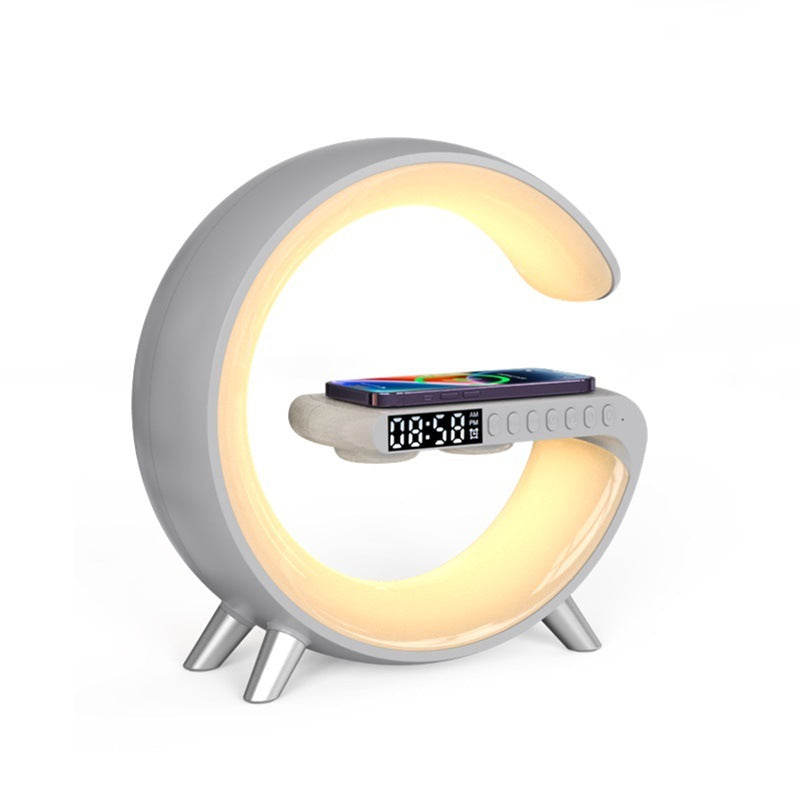 Intelligent Atmosphere Lamp Bluetooth Speaker Wireless Charger Bedside Lamp Sunrise Wake-up Lamp Polar Lamp Alarm Clock Emporium Discounts
