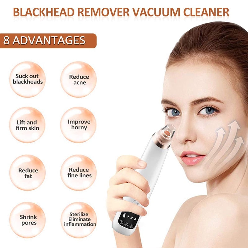 Pore cleaner blackhead remover vacuum Face skin care Black heads Acne Pimple Removal Vacuum cleaner black dot Removal Tools Emporium Discounts 5 Daily Products Or Gadgets Per Day Products