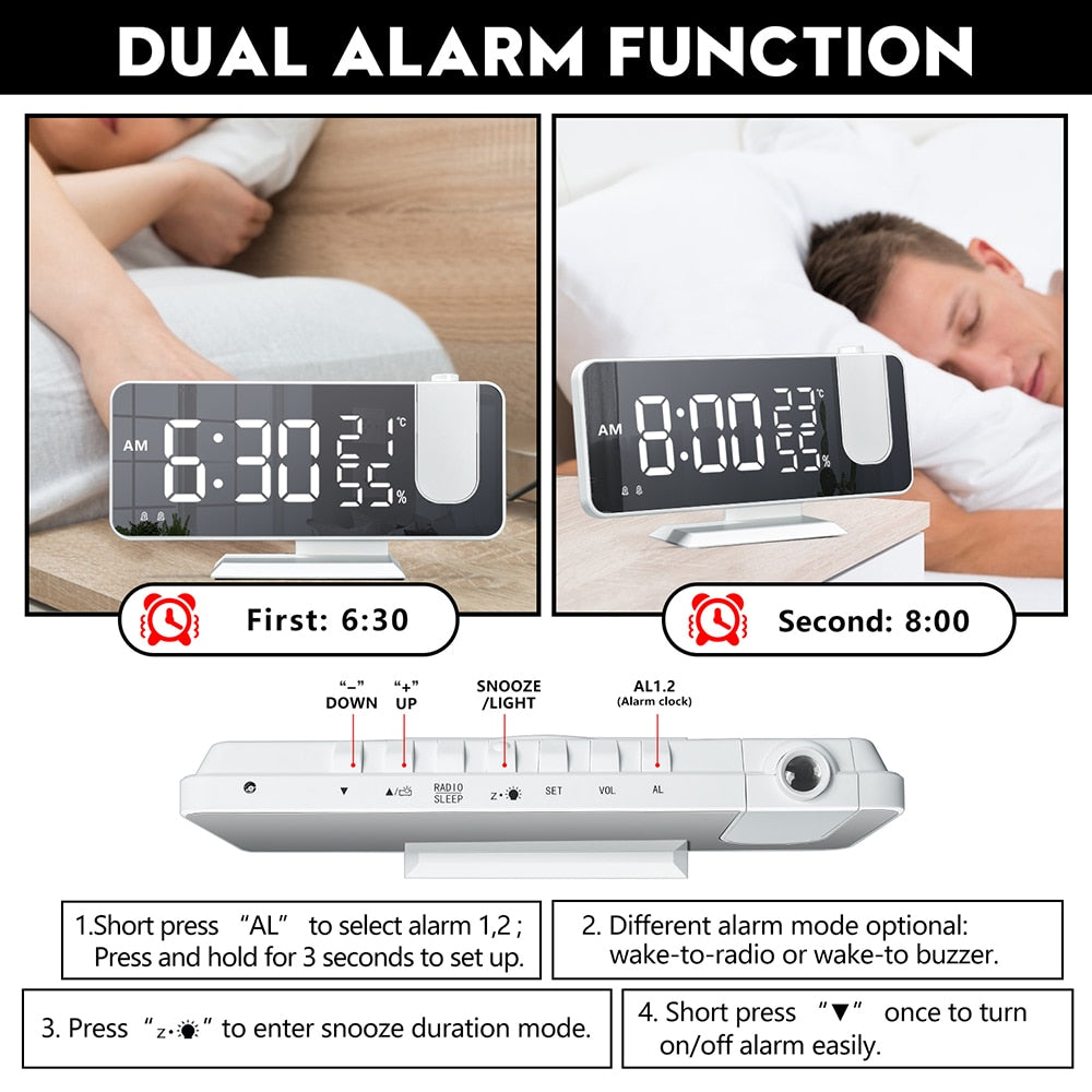 LED Digital Projection Clock Emporium Discounts