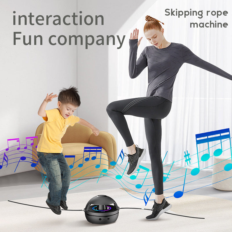 Smart Rope Skipping Machine Smart Jump Rope Machine 10-level Speed Adjustment Led Seven-color Light Wireless Music Function Emporium Discounts 5 Daily Gadget Offer 2023