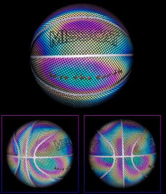 Glowing Luminous Fluorescent Basketball Night Game Basketball Emporium Discounts