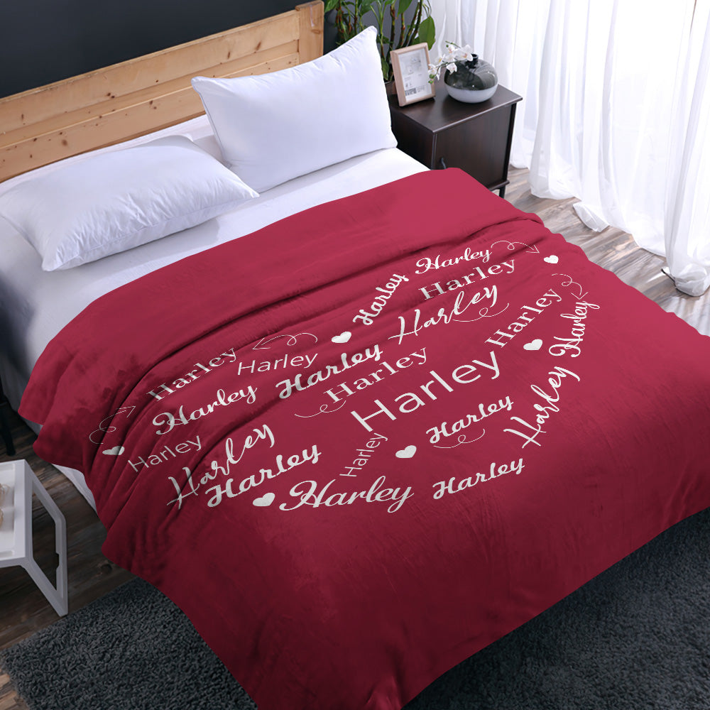 Personalized Blanket for Mom, Mother's Day, Gift, Valentine's Day Emporium Discounts