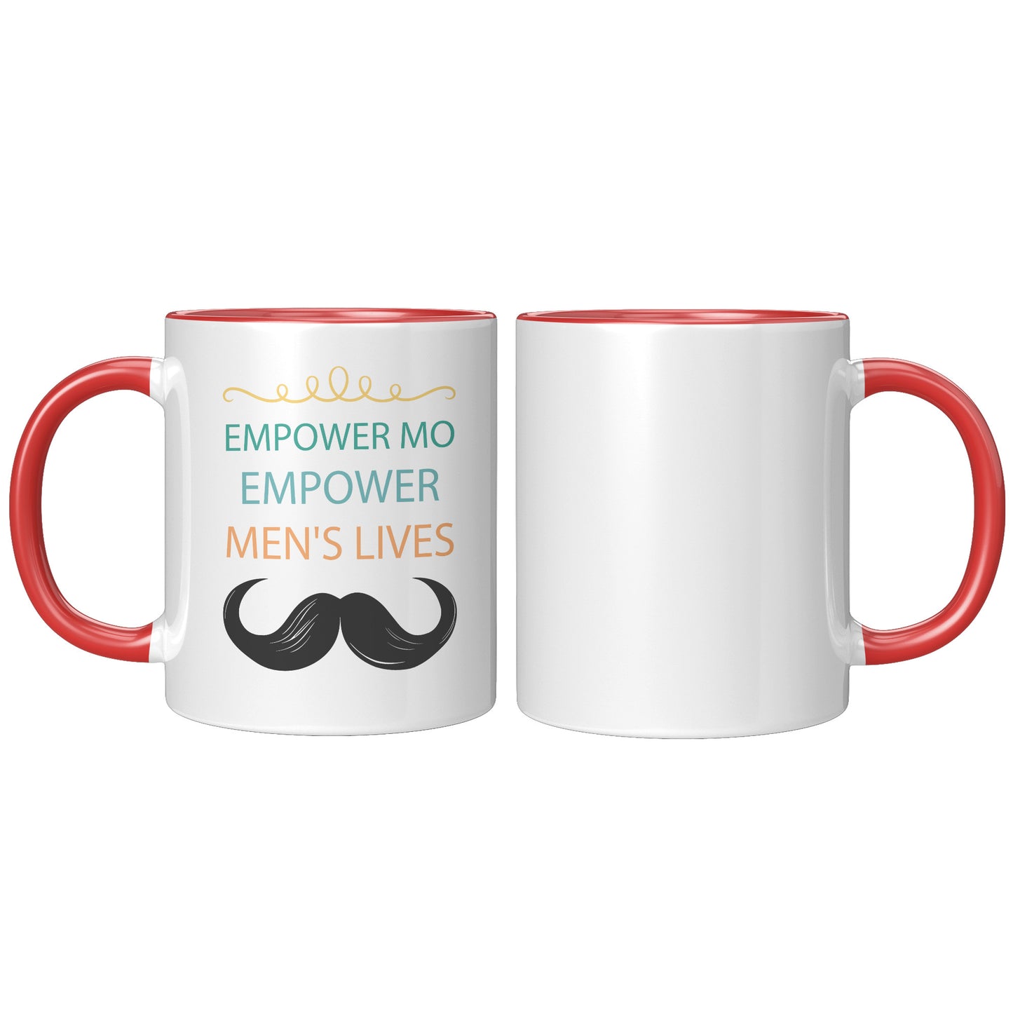 11OZ Movember MUG Empower MO Empower Men's Lives Left- Handed