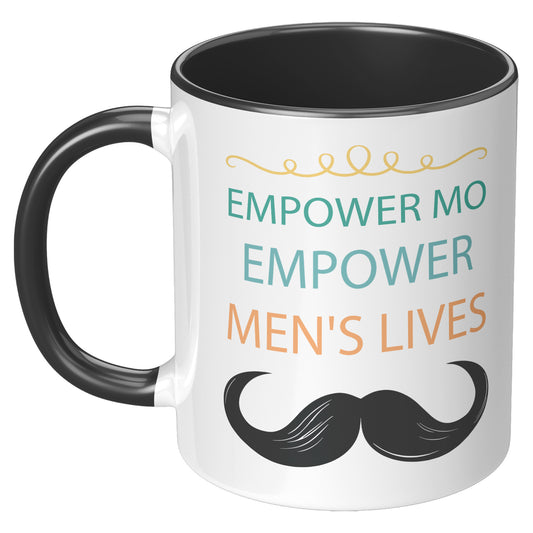 11OZ Movember MUG Empower MO Empower Men's Lives Left- Handed