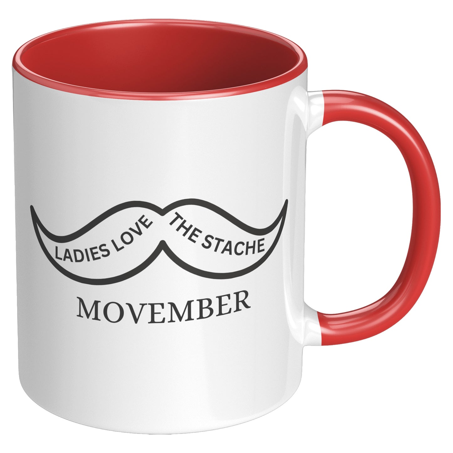 11oz Accent Movember Mug Design 1