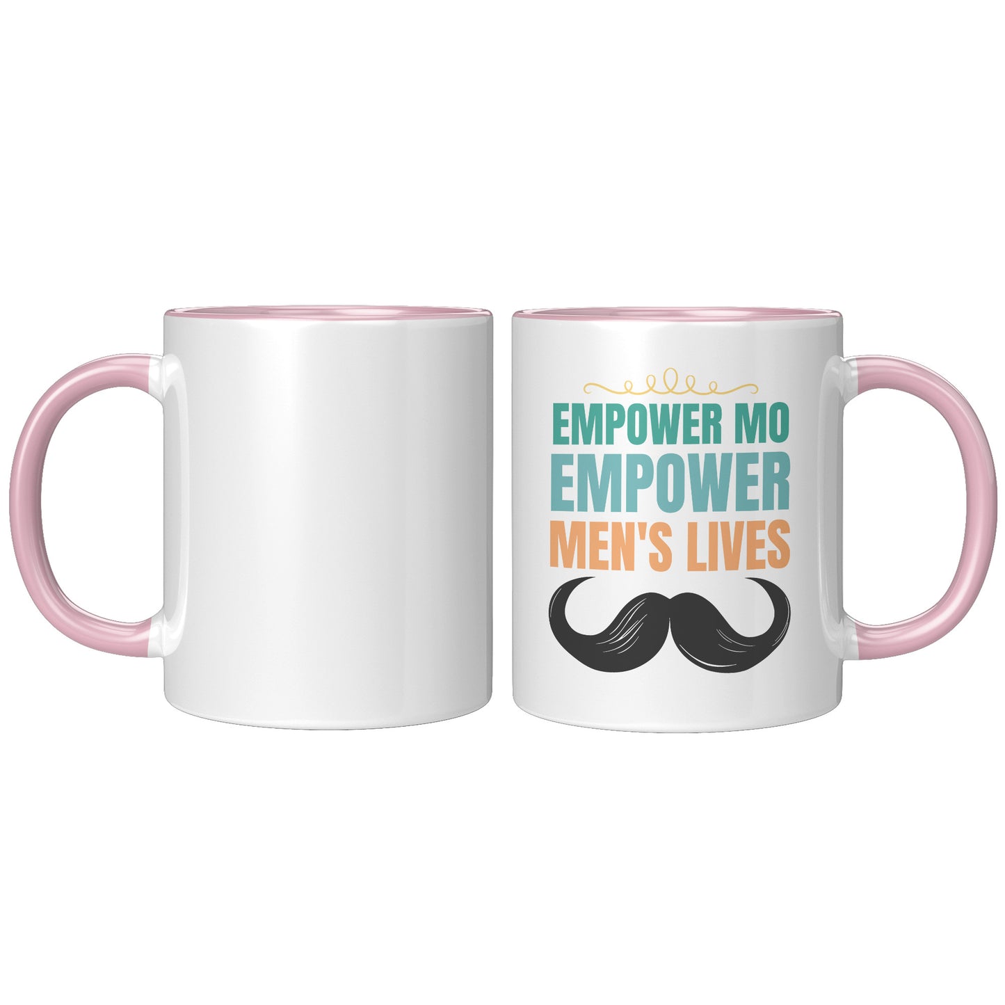 11oz Accent Mug Movember EMPOWER MO EMPOWER MEND"S LIVES Right-handed