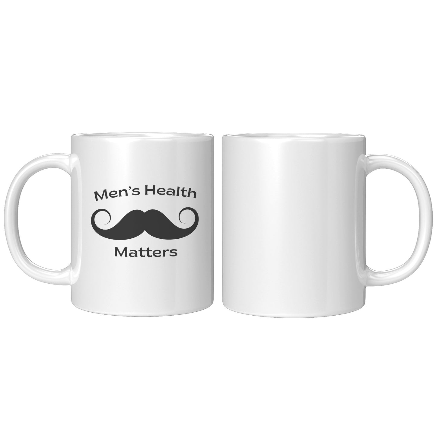 11oz Accent Mug Movember Men's Health Matters Left-Handed