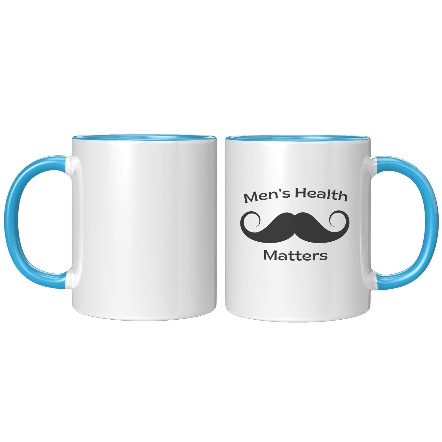 11oz Accent Mug Movember Men's Health Matters Right-Handed