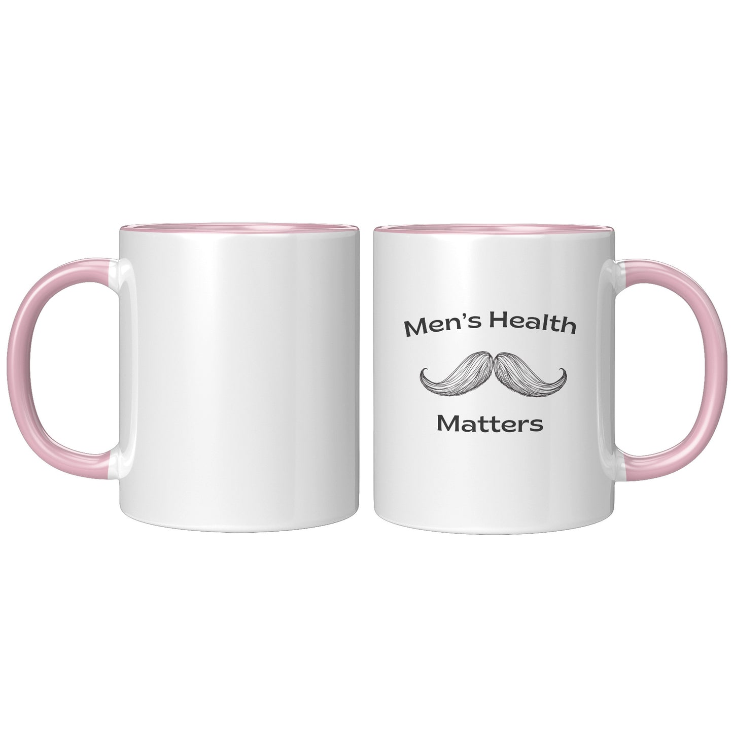 11oz Accent Mug Movember Men's Health Matters Right-Handed Moustache #2