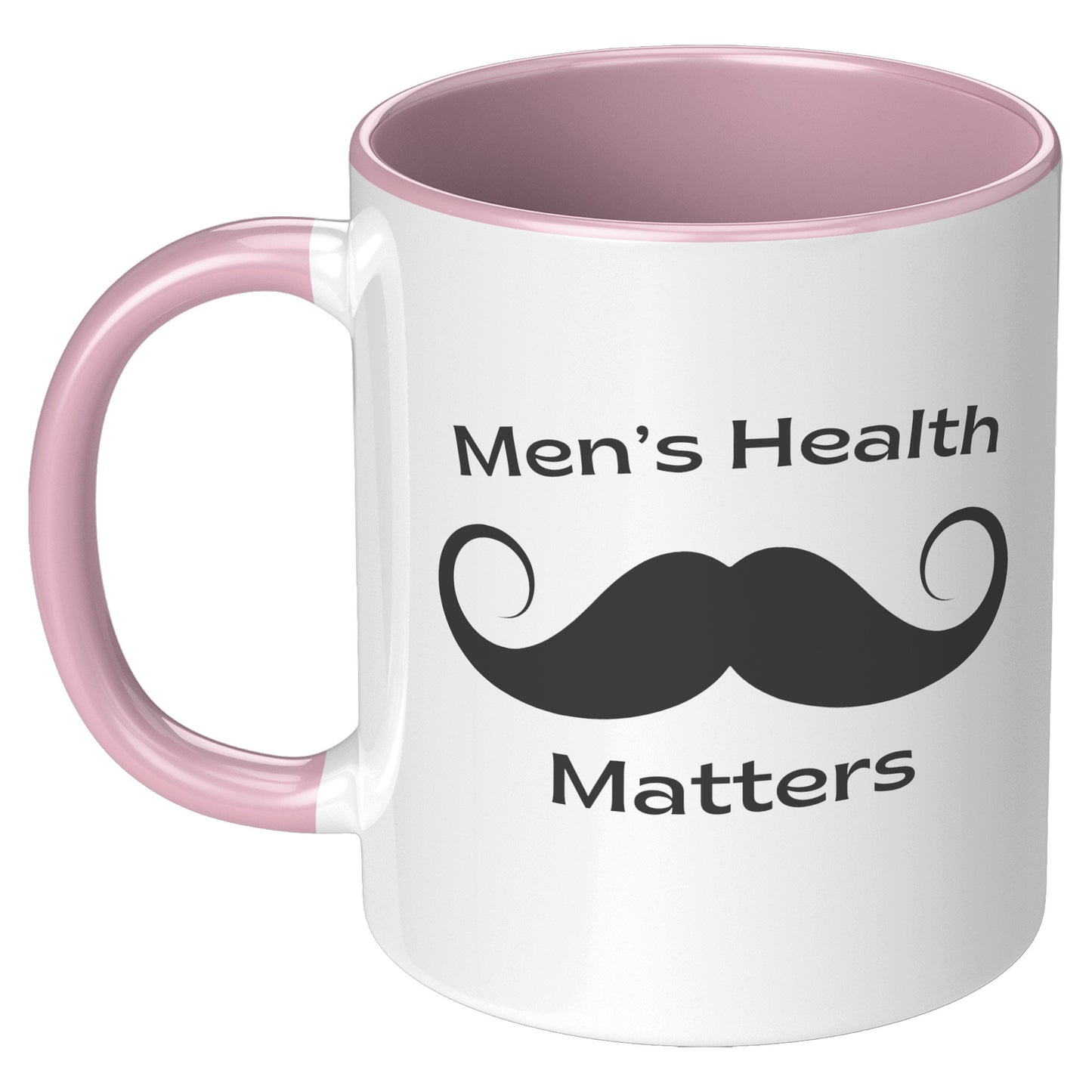 11oz Accent Mug Movember Men's Health Matters Left-Handed