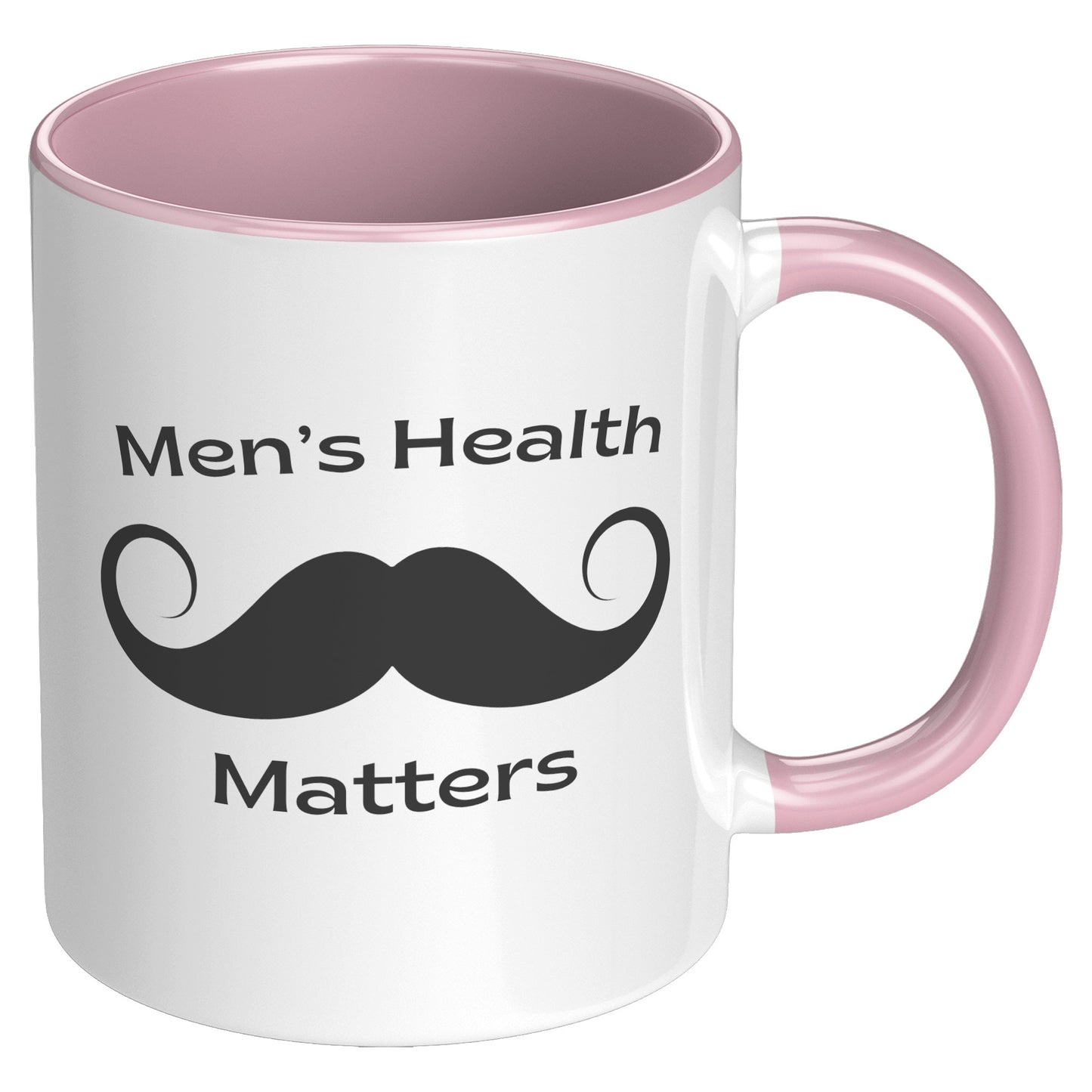 11oz Accent Mug Movember Men's Health Matters Right-Handed