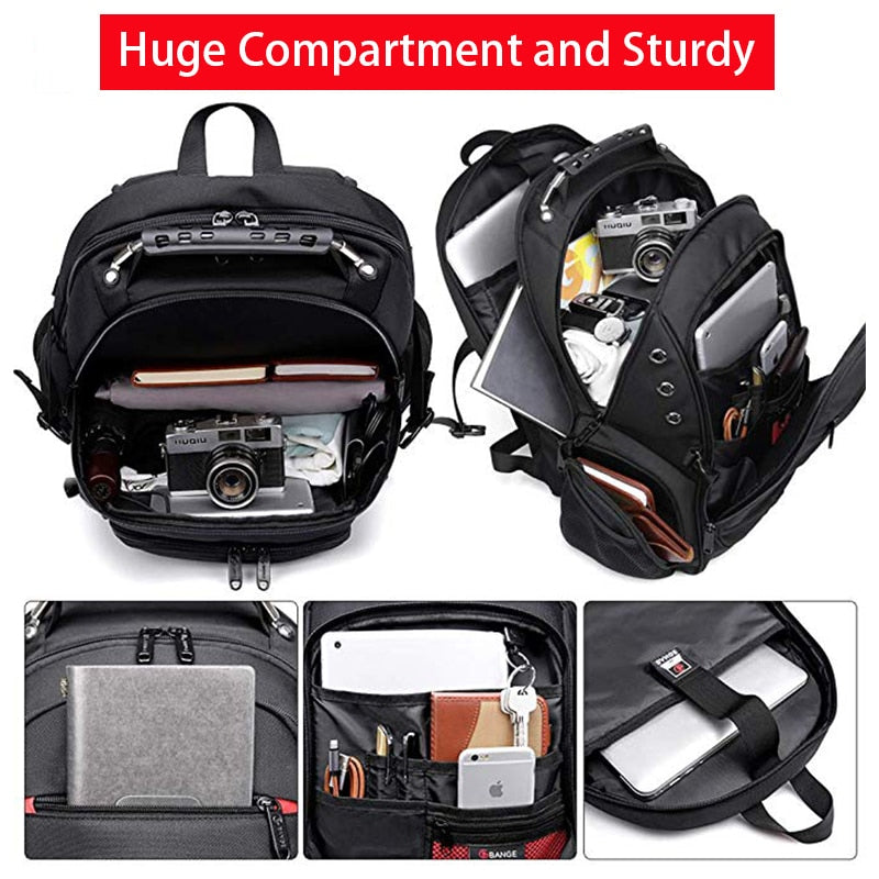 Male 45L Travel backpack 15.6 Laptop Backpack Men USB Anti theft Backpacks for teens schoolbag youth mochila women back bag Emporium Discounts