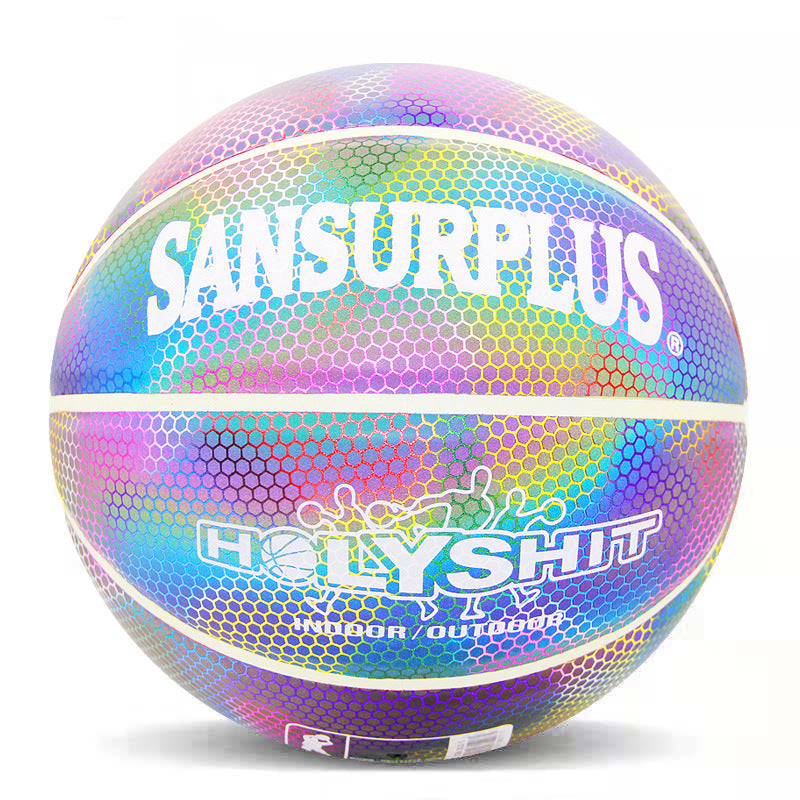 Glowing Luminous Fluorescent Basketball Night Game Basketball Emporium Discounts