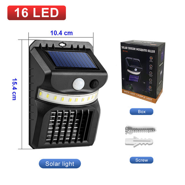 LED New Solar Mosquito Killing Lamp Garden Upgrade Mosquito Repellent Lamp Human Intelligent Sensor Wall Lamp Emporium Discounts