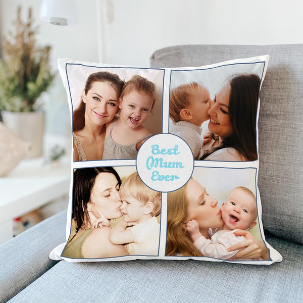 Custom Collage Photo Pillow Personalized Cushion Pillowcase with Picture Emporium Discounts