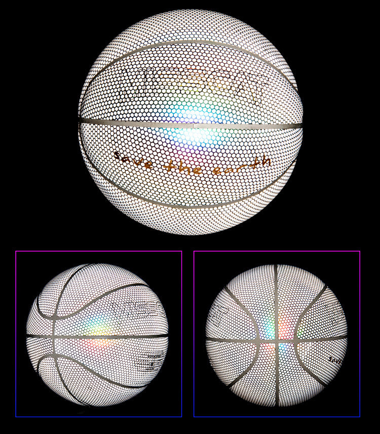 Glowing Luminous Fluorescent Basketball Night Game Basketball Emporium Discounts