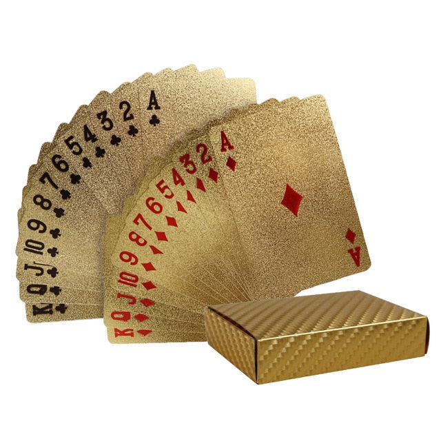 Waterproof Rose Gold Deck Of Magic Cards