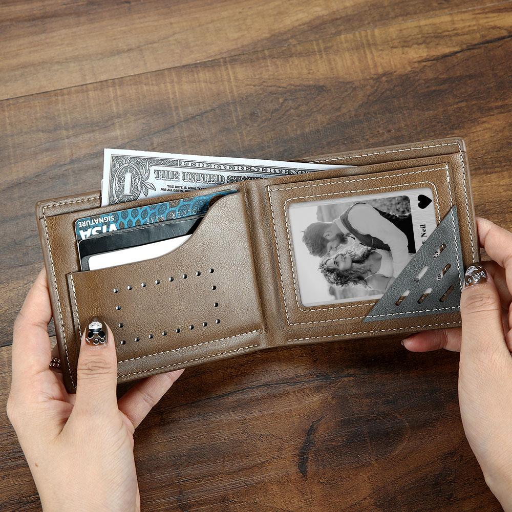232429273191809027 Love Gifts Photo Wallet Card Polaroid Style Metal Card Personlized Keepsake Gift Wedding photo in your wallet