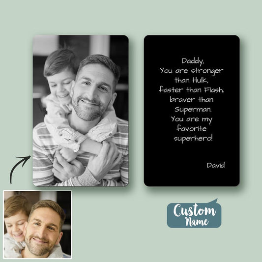 232428870907723783 This metal wallet insert card, featuring a lovely photo of you both, is the ideal gift for that special person in your life. Make a statement of love and commitment with the Photo Wallet Card - a timeless token of appreciation for every occasion.