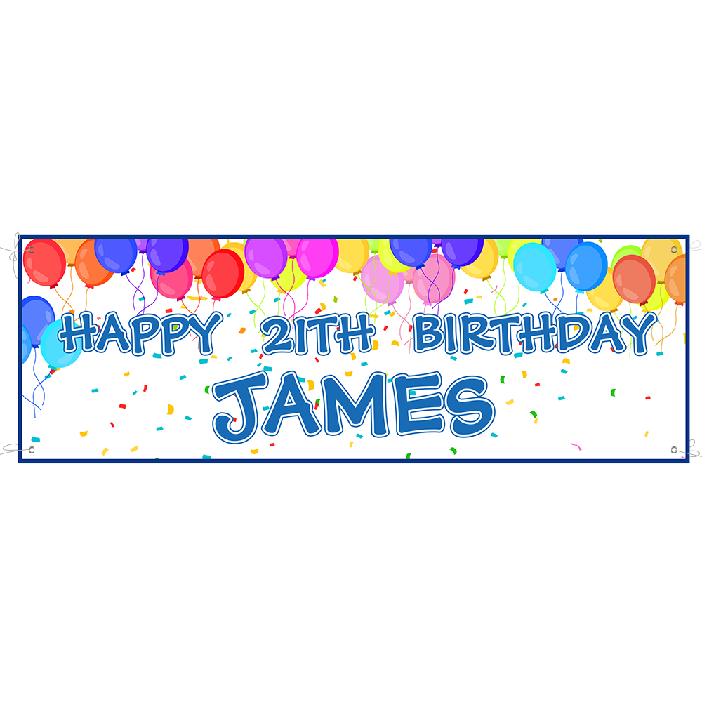 Custom Name Birthday Banner Party Backdrop Decorations Emporium Discounts