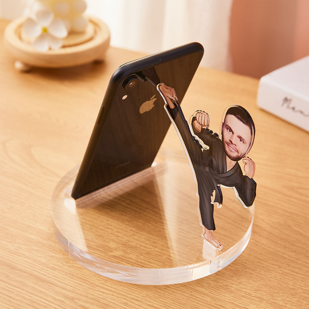 Personalized Photo Acrylic Phone Holder Stand Unique Fun Mobile Phone Stand Emporium Discounts