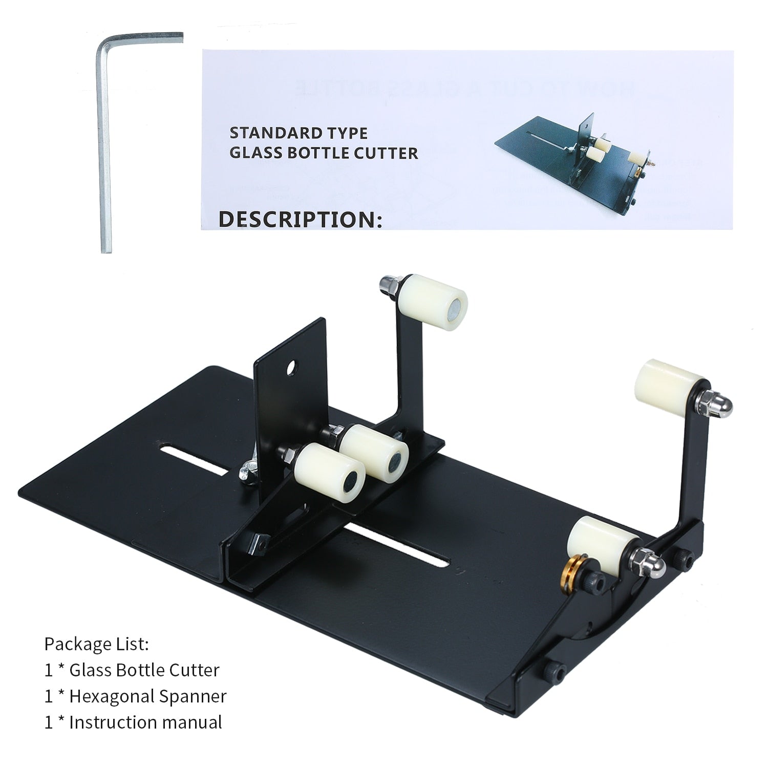 Glass Bottle Cutter Square and Round Wine Beer Glass Sculptures Cutter for DIY Glass Cutting Machine Metal Pad Bottle Holder Emporium Discounts