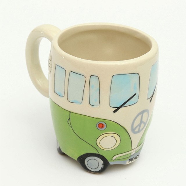 Products British Hand-painted 3D Double-decker Bus Mug Ceramic UK Retro Coachbus Car Coffee Cup Friends Tv Klimt Caneca Criativa Gift BoxEmporium Discounts