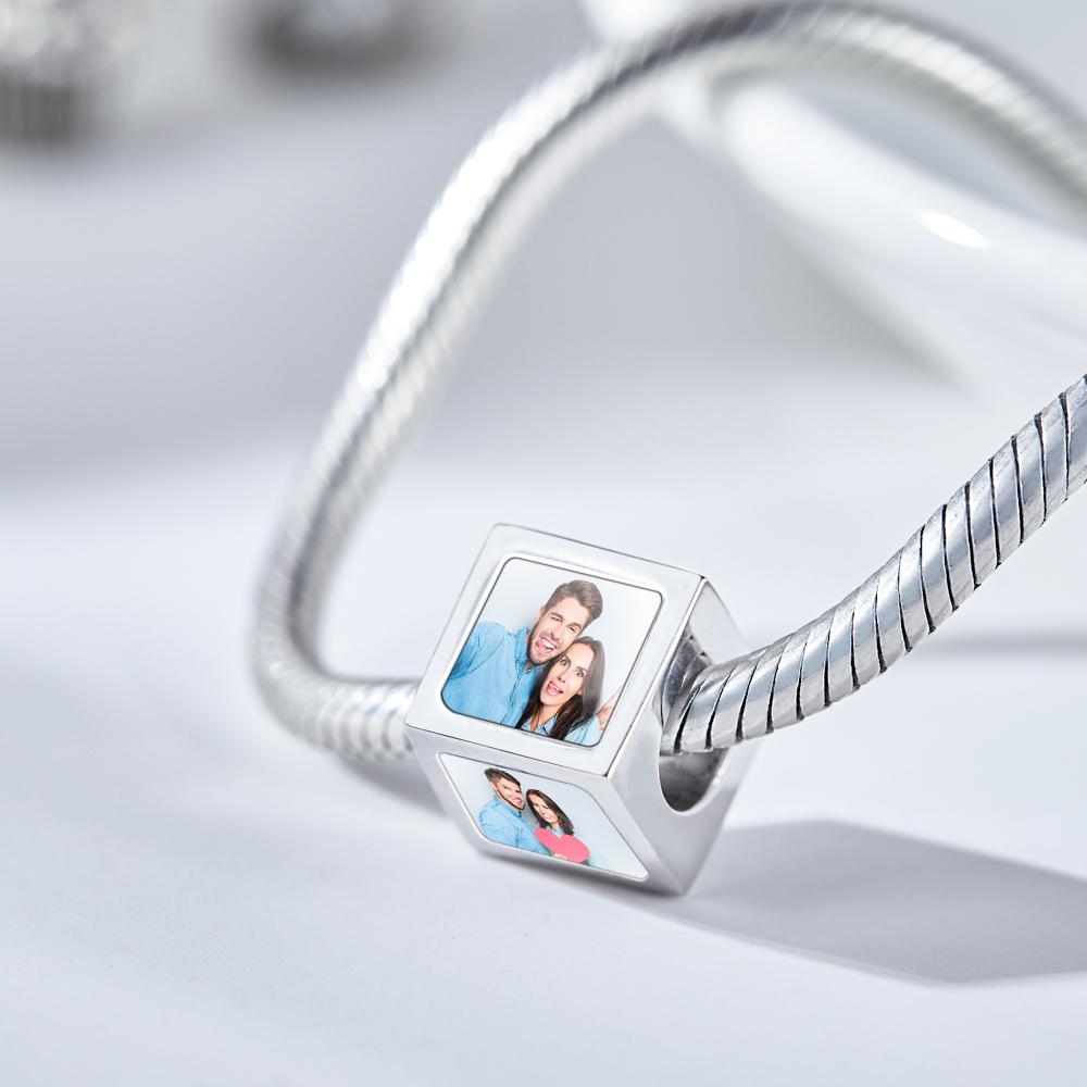 Uniquely customize our four-sided photo copper charm. High-quality copper, each side with your favorite photos. Creative & sentimental, perfect gift for any woman. Birthday, anniversary, or just because. Order now at Emporium Discounts