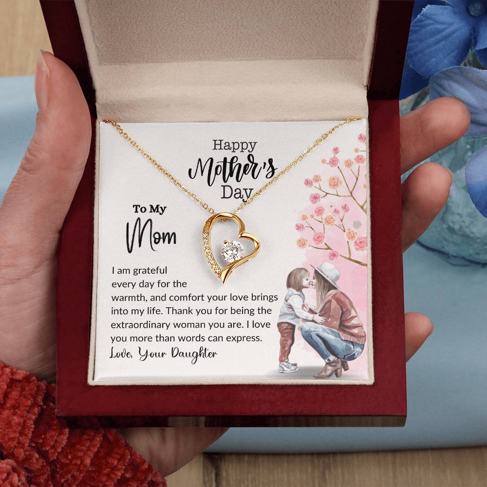 Happy Mother's Day Forever Love Necklace