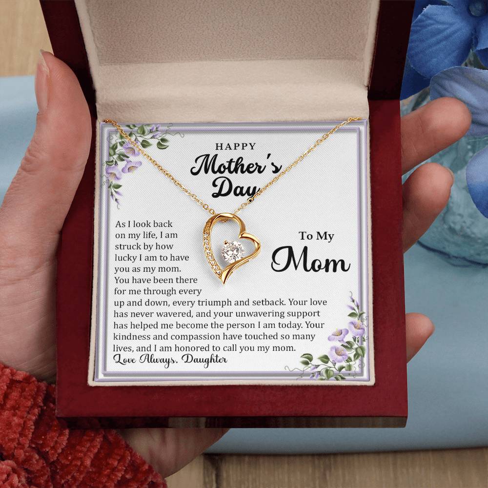 Forever Love Necklace with On Demand Message Card