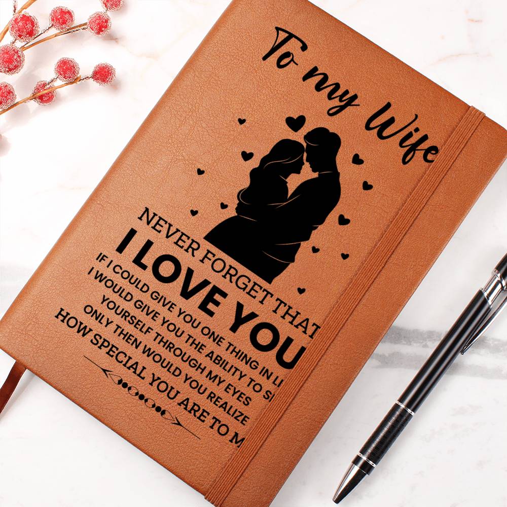 To My Wife, Never Forget That I LOVE YOU Leather Journal Emporium Discounts