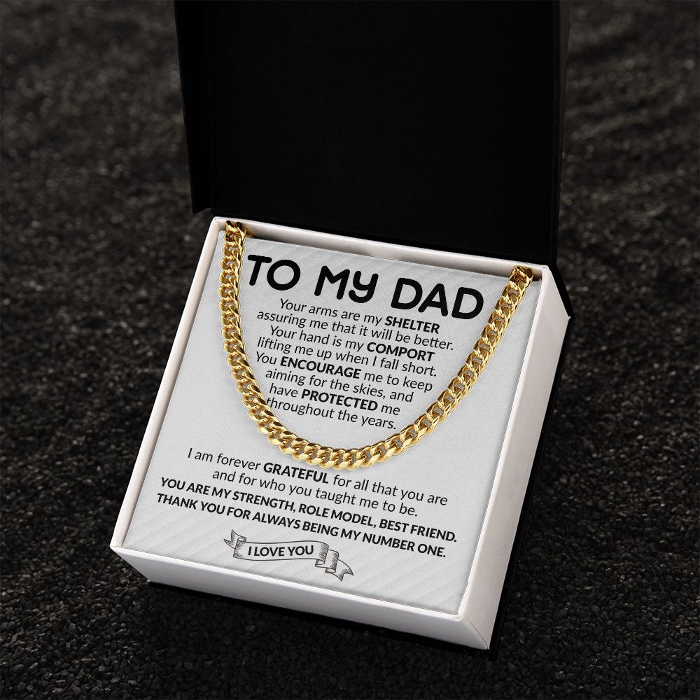 To my Dad I Love You Emporium Discounts Father's Day 19 June 2023 Necklace