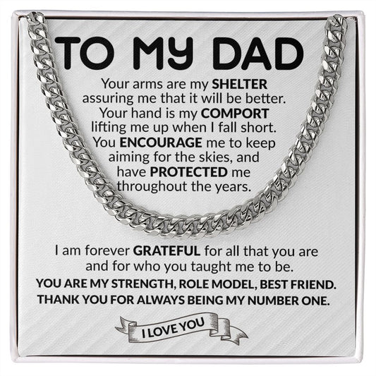 To my Dad I Love You Emporium Discounts Father's Day 19 June 2023 Necklace