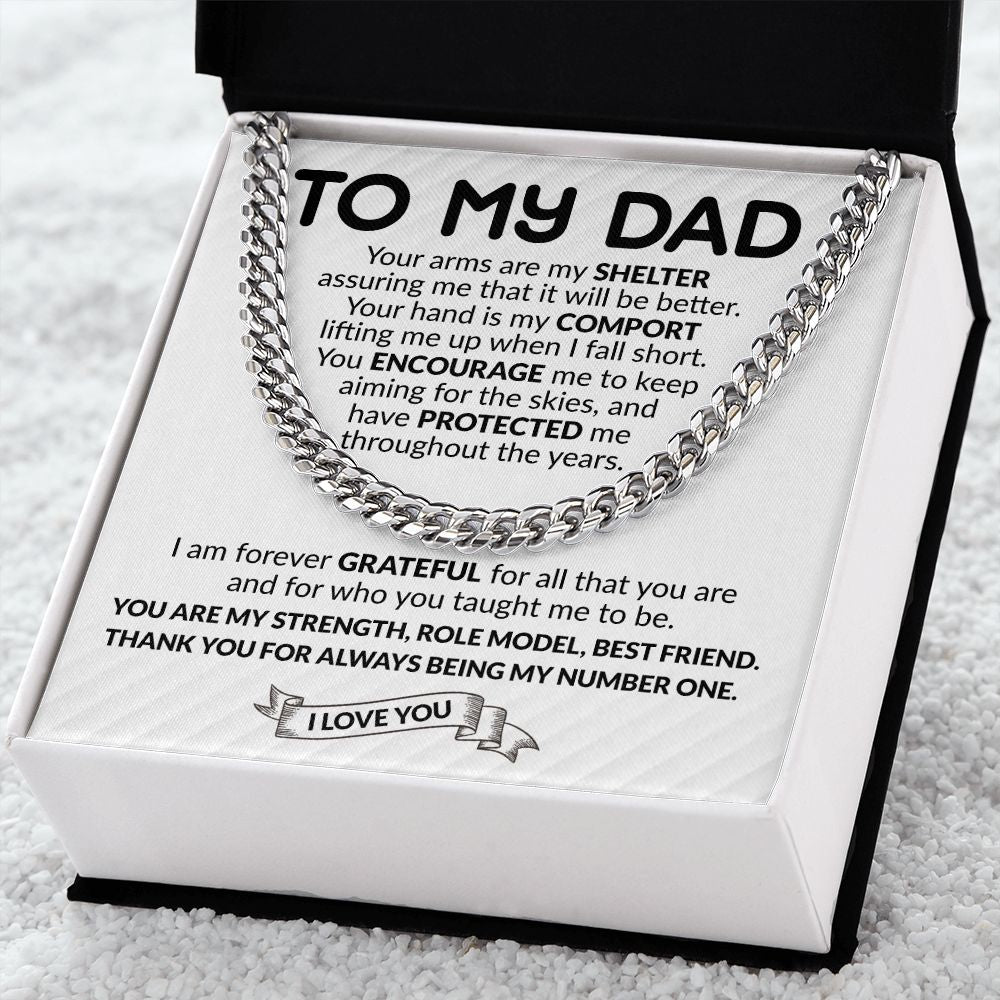 To my Dad I Love You Emporium Discounts Father's Day 19 June 2023 Necklace